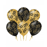 Classy party ballonnen - 60 - 6 stuks