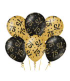 Classy party ballonnen - 75 - 6 stuks