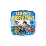Folieballon 'Happy Birthday' Paw Patrol