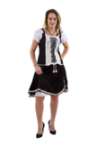 Oktoberfest, Tiroler rok, linnen zwart ecru