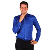 Shirt heren Basic blauw