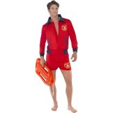 Lifeguard kostuum, Baywatch, rood