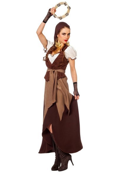 Anemoon vis afstuderen Minst Zigeuner / piraat dames kostuum thema feest carnaval